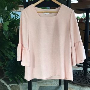 Calvin Klein pink textures blouse.
